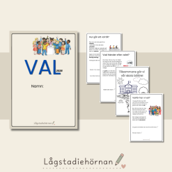 Valhäfte – Upptäck demokrati och valet i åk 1
