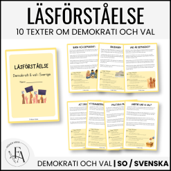 Valet 2026: Läsförståelse – 10 texter om Demokrati & val i Sverige