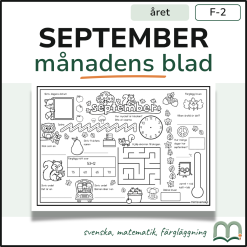 Månadens blad - September