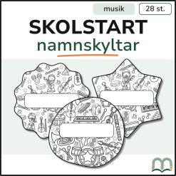 Måla namnskyltar - Musik