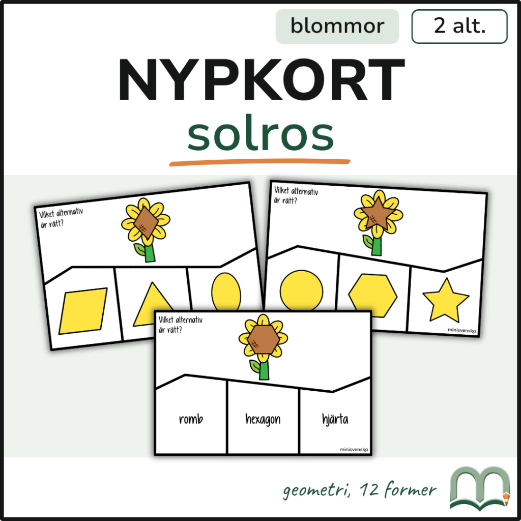 Nypkort – Geometri solros