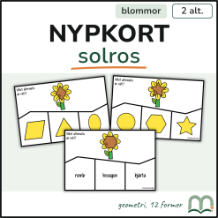 Nypkort - Geometri solros