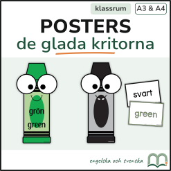 De glada kritorna - Klassrum