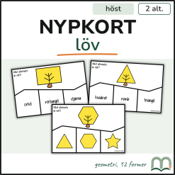 Nypkort - Geometri löv