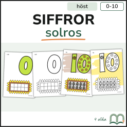Siffror - Solros