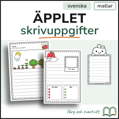 Äpplet - Skrivuppgifter