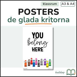 De glada kritorna - Posters