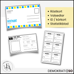 Valet 2026: Klassval & skolval – röstningsmaterial