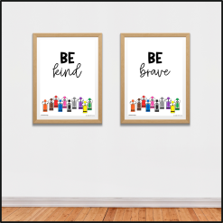 De glada kritorna - Posters