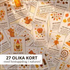 Uppdragskort med hösttema – 27 uppdrag