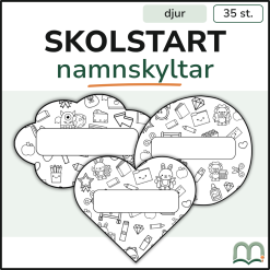 Måla namnskyltar