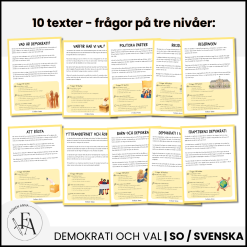 Valet 2026: Läsförståelse – 10 texter om Demokrati & val i Sverige