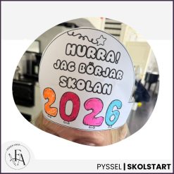 Börja skolan / förskolan - krona
