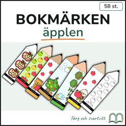 Bokmärken - Äpplen