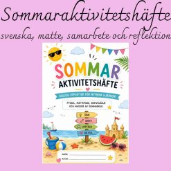 Sommaraktivitetshäfte – roliga uppgifter till skolstarten ☀️