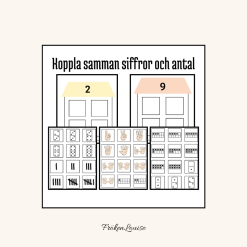 Matematik: Koppla samman siffror och antal
