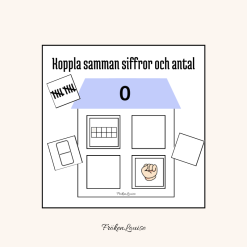 Matematik: Koppla samman siffror och antal