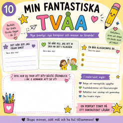 🌈 Mina första dagar i tvåan – skolstartshäfte åk 2