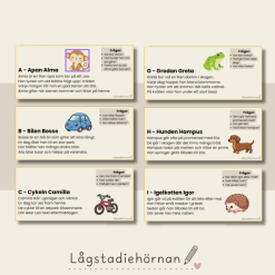 📚 Läsförståelsekort – Del 2