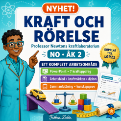 Kraft och rörelse – Professor Newtons kraftlaboratorium