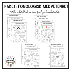 Paket: Fonologisk medvetenhet