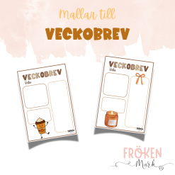Veckobrevsmallar - Höst