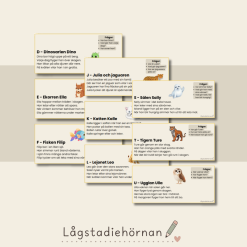 📚 Läsförståelsekort – Del 2