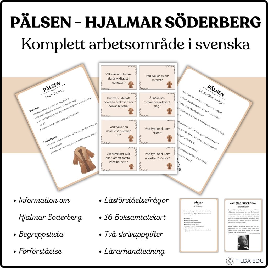 Pälsen – arbetsområde svenska (åk9 / gymnasiet)