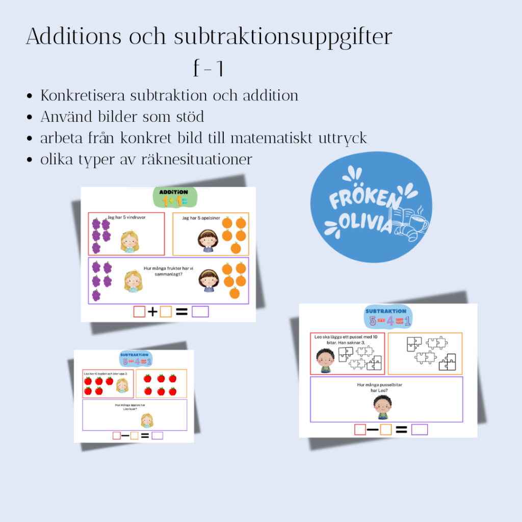 addition och subtraktion