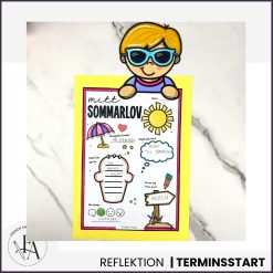 Mitt sommarlov – skriv eller rita | Reflektionsuppgift vid skolstart