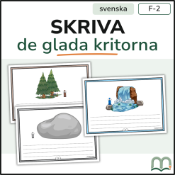 De glada kritorna - Skriv