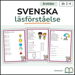 Läsförståelse - Sommar