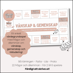 Brädspel – Vänskap & gemenskap