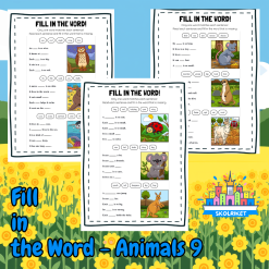 Fill in the Word – Animals 9