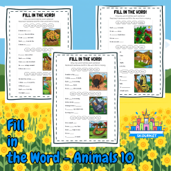 Fill in the Word – Animals 10