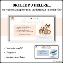 Skulle du hellre...? – 10 skrivuppgifter för resonemang och motivering | Åk 4–9
