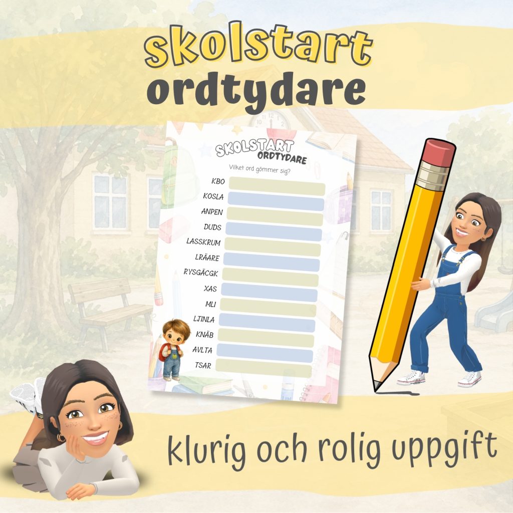 SKOLSTART ordtydare