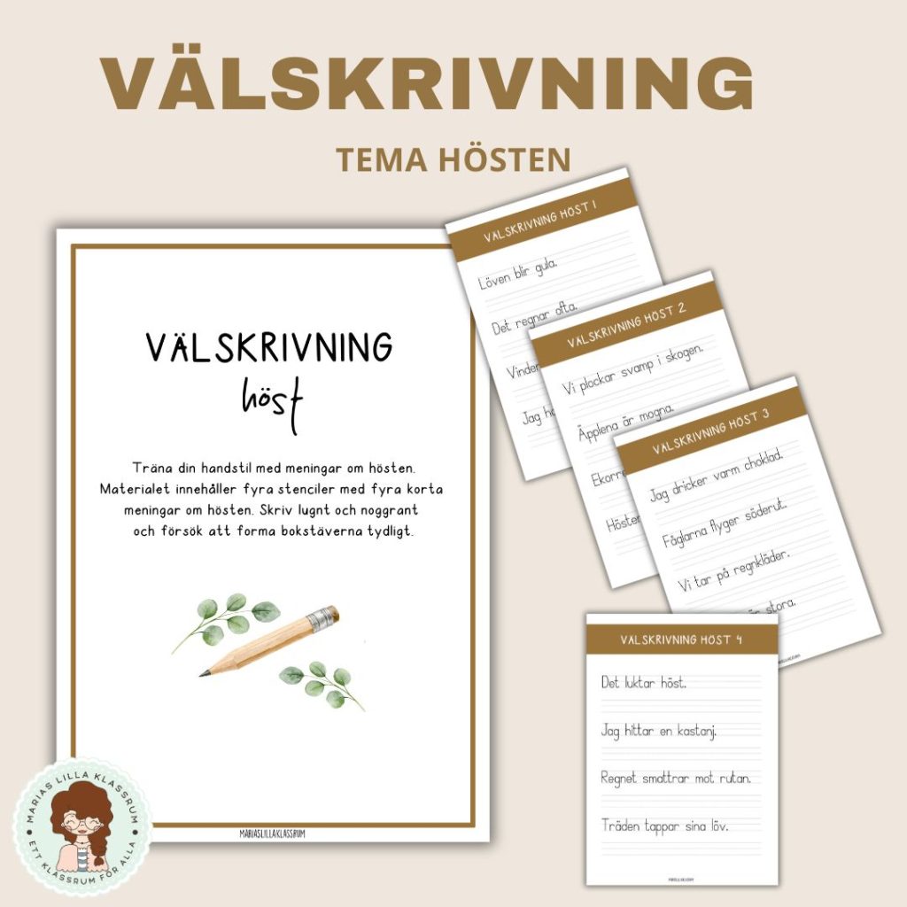 Välskrivning – Hösten