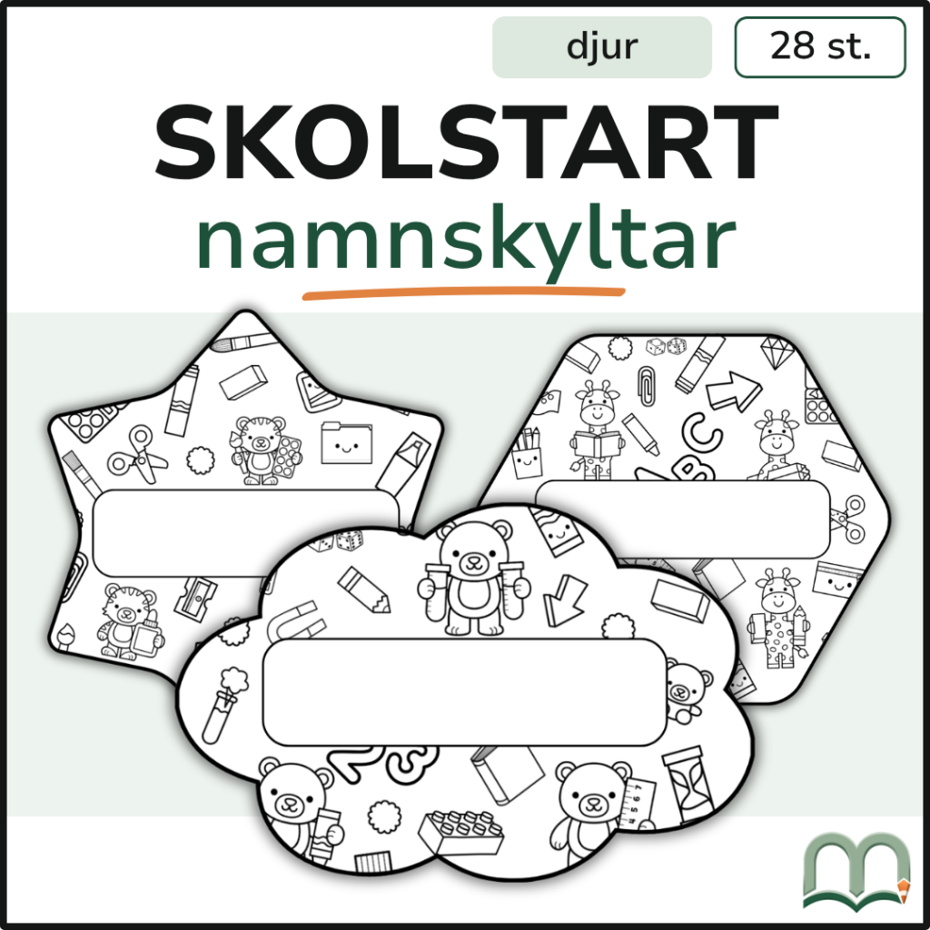 Måla namnskyltar 2