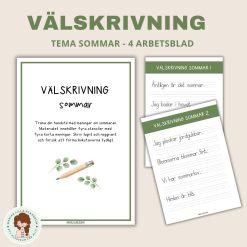 Välskrivning meningar - sommar