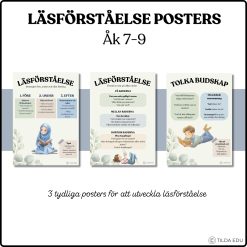 Läsförståelse Posters - Årskurs 7-9