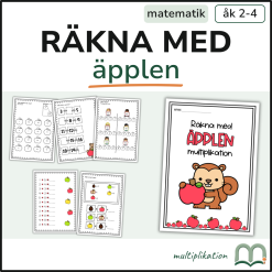Räkna med äpplen - Multiplikation