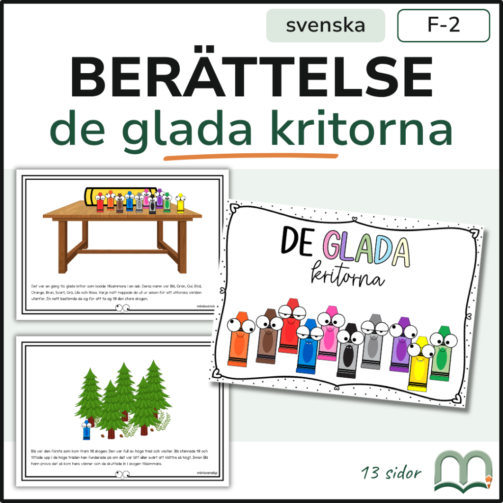 De glada kritorna – Berättelse