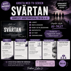 Arbeta med tv-serien Svärtan – komplett arbetsmaterial (Åk 6–8)