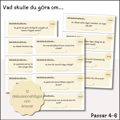 Diskussionsfrågor för mellanstadiet – Ansvar