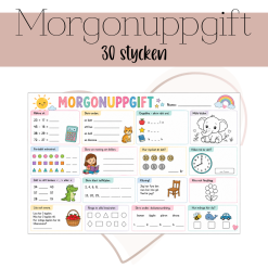 Morgonuppgift: 30 stycken