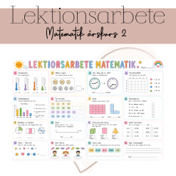 Lektionsarbete: matematik årskurs 2
