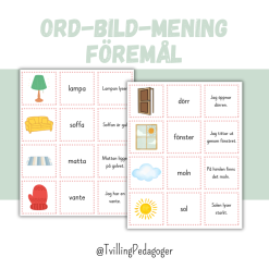 Ord-Bild-Mening FÖREMÅL