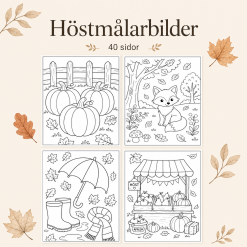 Målarbild - 40 höstbilder