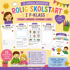 🌈 Rolig skolstart i F-klass – 15 lekfulla aktiviteter